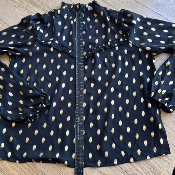 Long sleeve blouse with frill trim - Picture 7 of 11